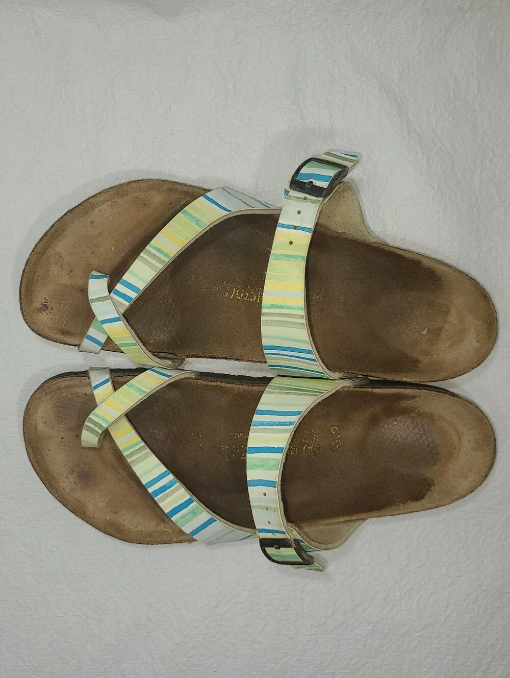 Mens Papillio by Birkenstock Tabora Sandals Size: 10 Color: Multicolor